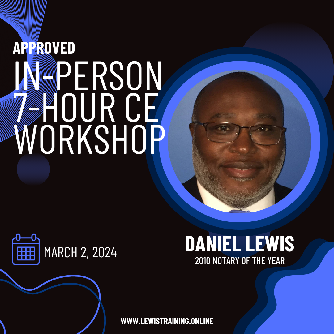 Saturday, March 2, 2024 Lewis Training Online