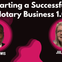 Starting a Successful Notary Business Online Webinar