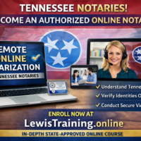 Remote Online Notarization for Tennessee Notaries Online Course for Just $29.95