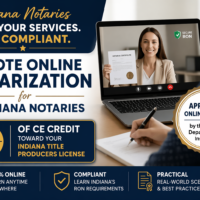 Remote Online Notarization for Indiana Notaries Just $81.42